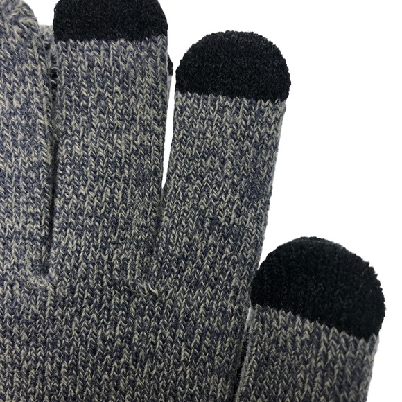 Gloves Greyish/Blue Anti-Skid Gloves Mobile /Everyday Winter Gloves - Picture 12 of 16